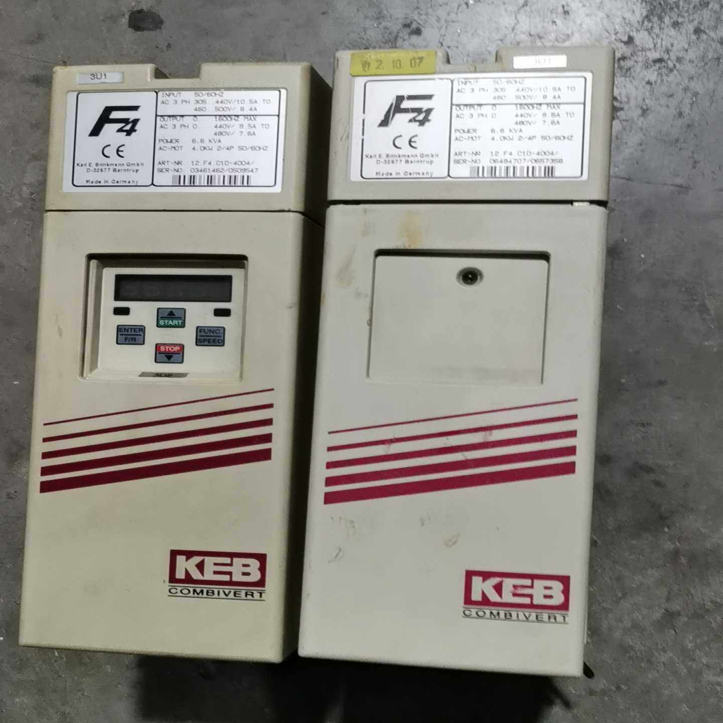 拆机科比变频器12.F4.C1D-4A01， 4KW 功能正【鑫鑫商铺】