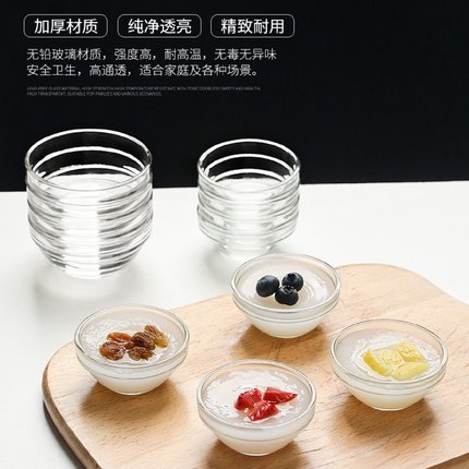钵仔糕碗钵仔糕模具专用玻璃一次性可爱碗钵仔糕材料摆摊商用小碗