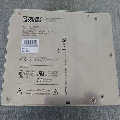 菲尼克斯电源2866404TRIO-PS/3AC/24D--议价商品