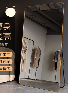 穿衣镜全身镜家用落地镜试衣镜女生服装店专用显瘦显高美颜大镜子