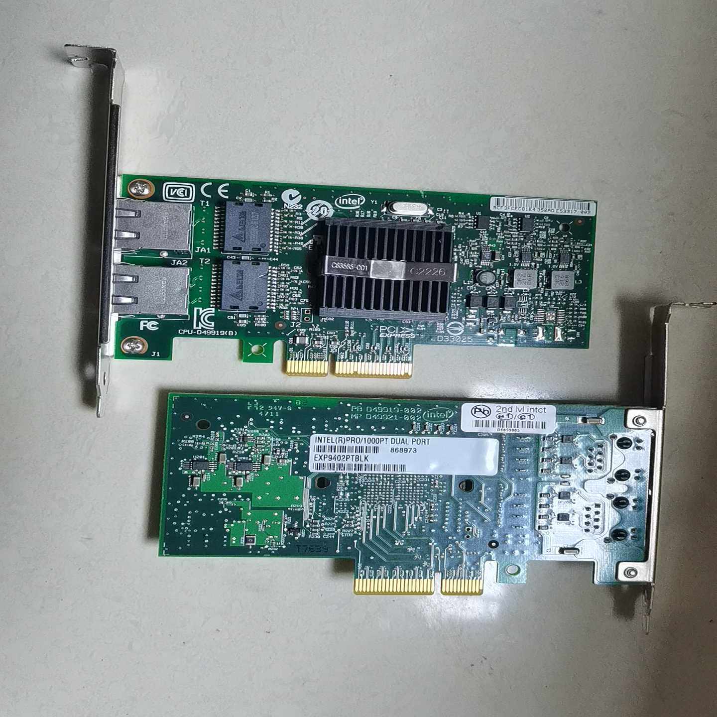Intel/英特尔I868973双口千兆网卡E1G42ET-议价