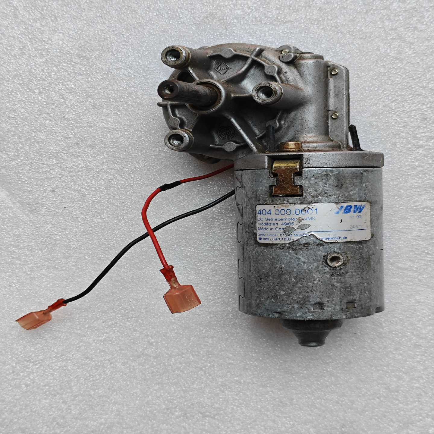 二手进口JBW涡轮减速电机404.000.000124V--议价商品