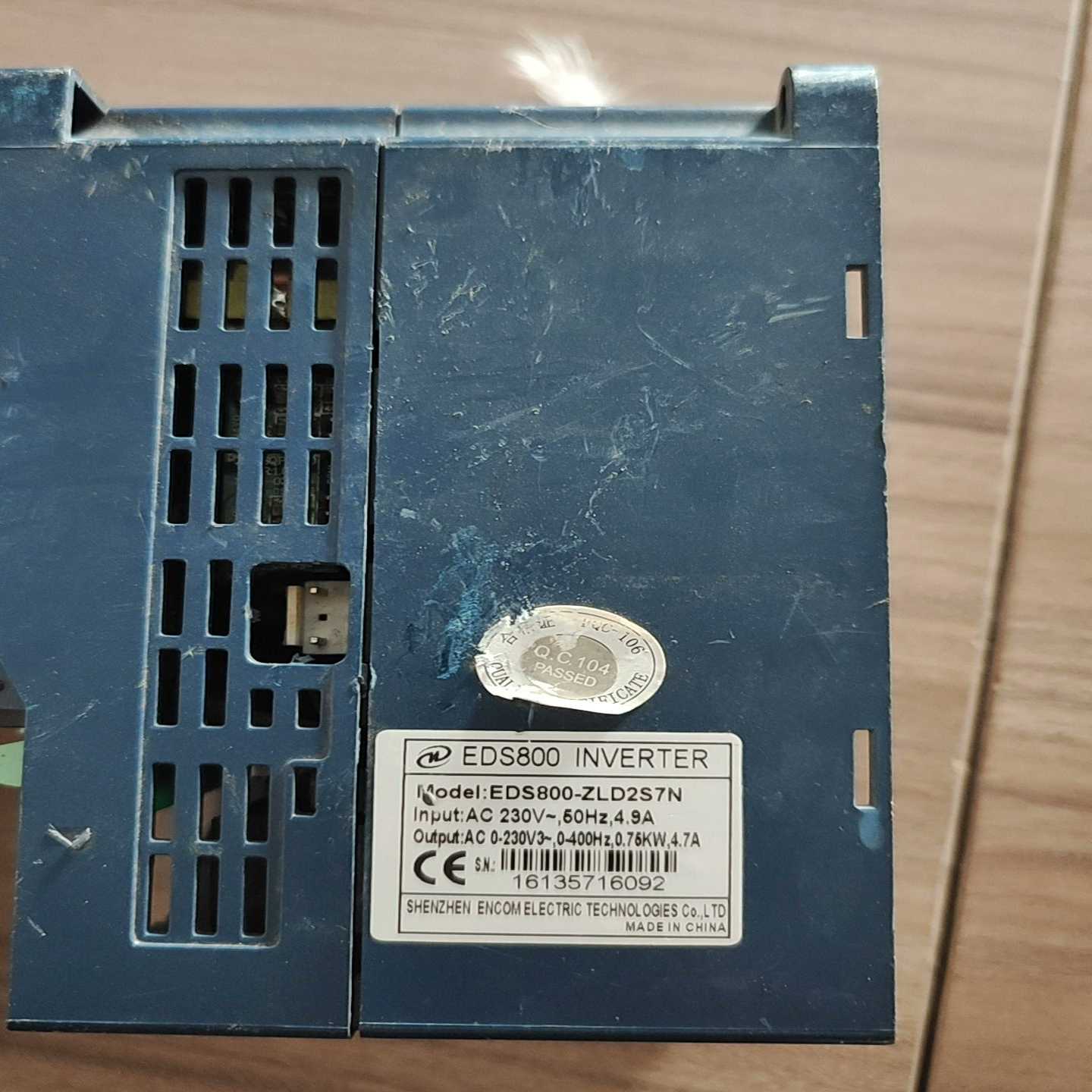 ENC易能EDS800-ZLD2S7N变频器0.75kw~询价