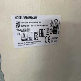 VFD1850C43A 咨询 台达VFD1850C43A