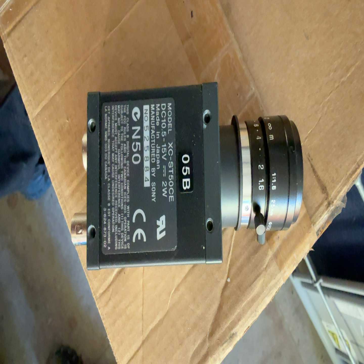 索尼XC-ST50CE工业相机成色如图一个--议价商品