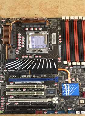 华硕P6TDELUXEV2主板，1366针，支持I79--议价商品