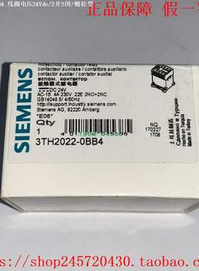 3TH2022-0AP63TH2022-0BB43TH2022-0BD4西门子接触器