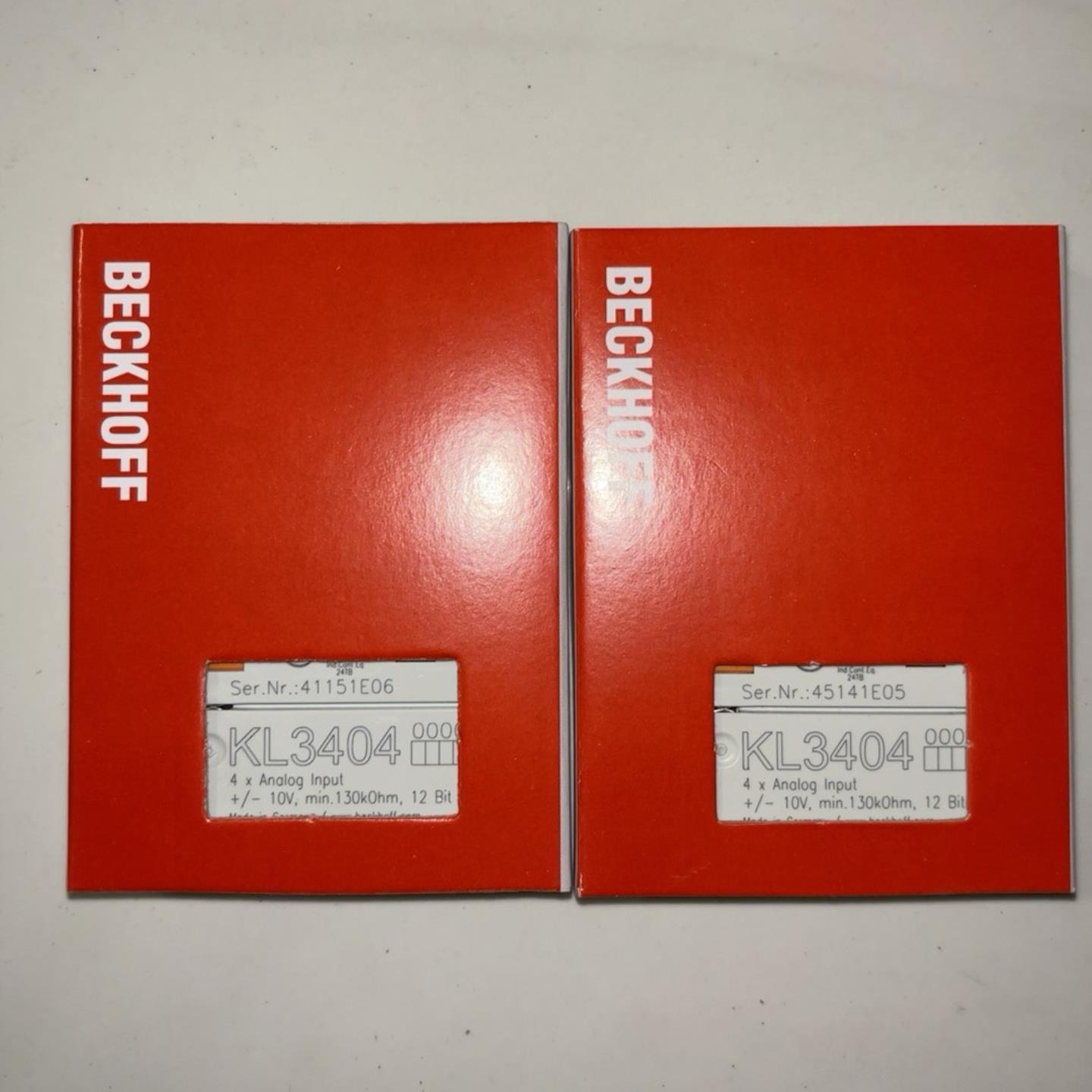 倍福模块KL3404原装正品包装齐全实物拍摄现货