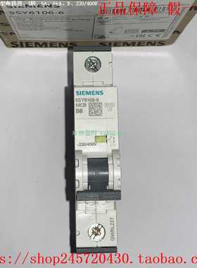 5SY6102-65SY6104-65SY6106-65SY6110-6西门子断路器