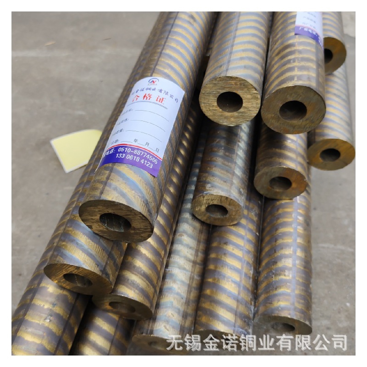 厂家现货供应ZQAl10-4-4铝青铜管100*38铝青铜棒铜套配件加工