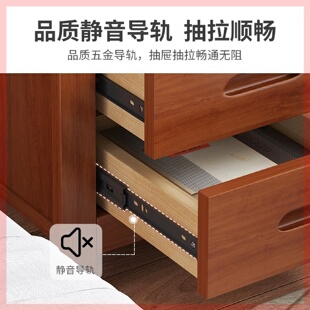 小型床边柜 实木床头柜奢华简约现代带锁床头置物架轻奢感主卧新款
