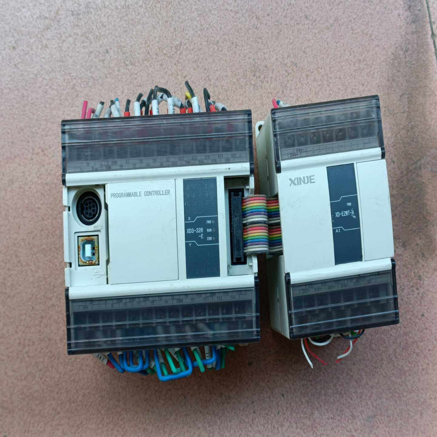 咨询-信捷plcXD3-32R-E带扩展XD-E2WT-A