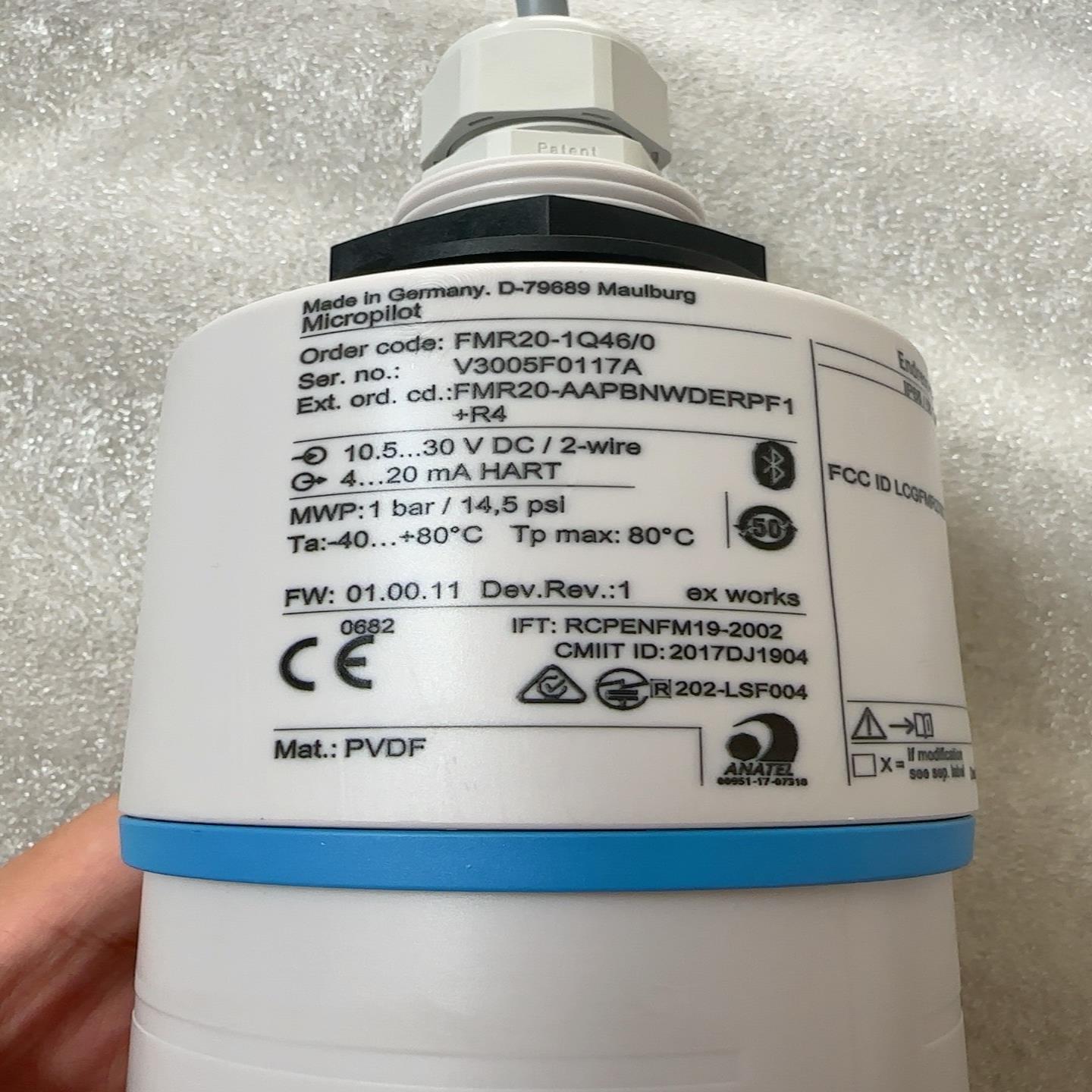 询价EH雷达液位计。FMR20-1Q46/0。