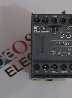 TELEMECANIQUERE3-TA1314M定时器1.5-30S伏220伏免快速发货