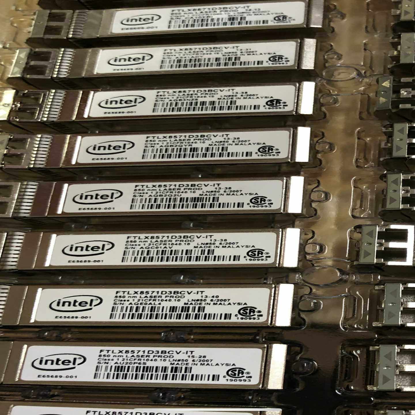 【议价】Intel多模FTLX8571D3BCV-IT万兆网卡适用