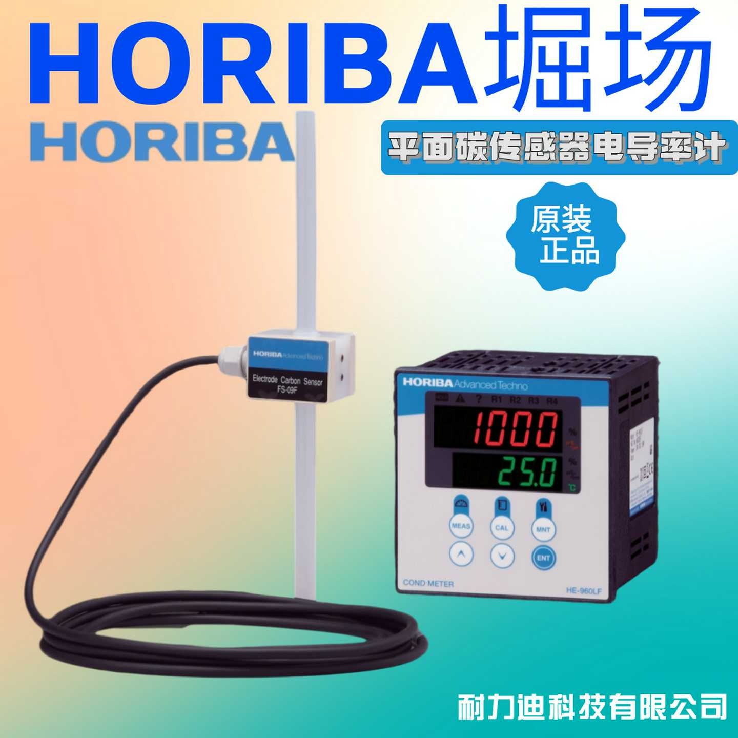 日本HORIBA堀场HE-960LFFS-09F-1FvS-09F-2平面碳传感器电导率