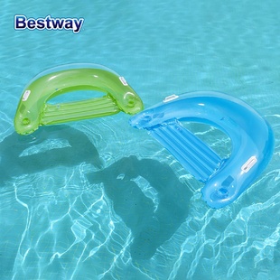 备浮排 Bestway43118水上充气床躺椅懒人椅泳池坐圈充气戏水装