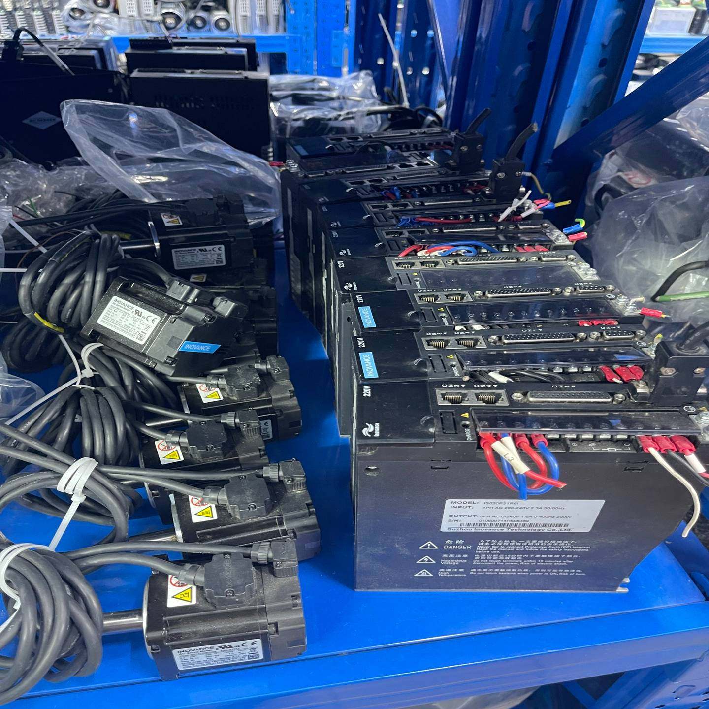 汇川伺服电机200w脉冲，IS620PS1R6I，电机MS1{议价}