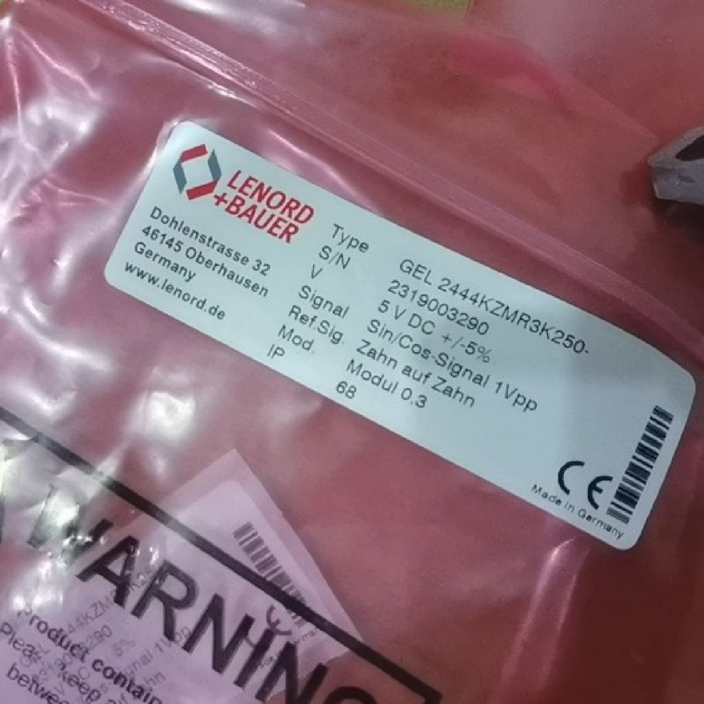 LENORDBAUER编码器GEL2444Y076升级型号GEL2444Y056