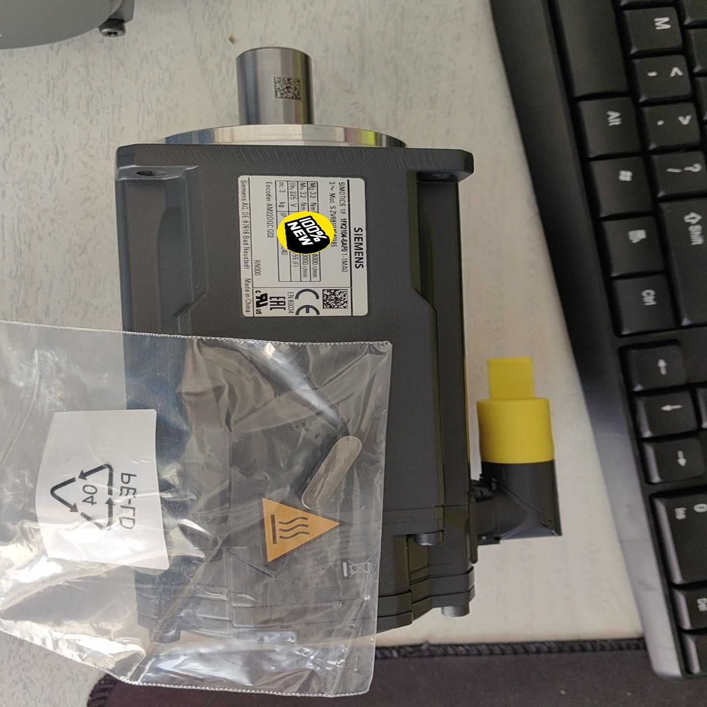 无包装伺服电机1FK2104-6AF01-1MA0，实物询价