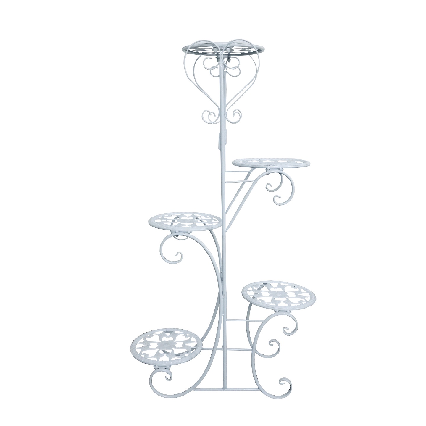 铁艺花架源头厂家绿植架花盆架绿萝鲜花阳台景观架多层落地铁架子