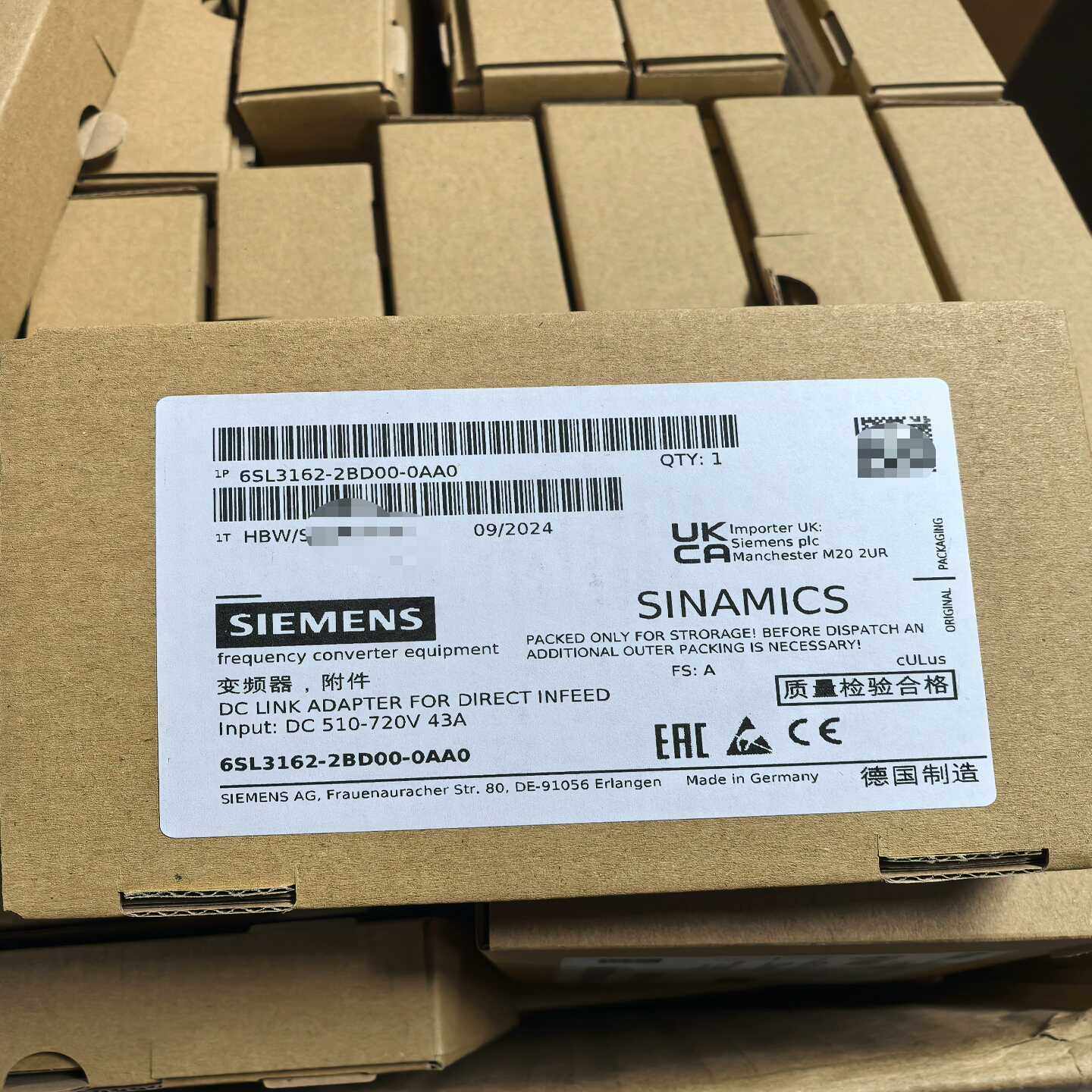 6SL3162-2BD00-0AA0原标询价