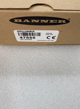 询价~邦纳47555传感器，型号Q45ULIU64BCR，实物图拍