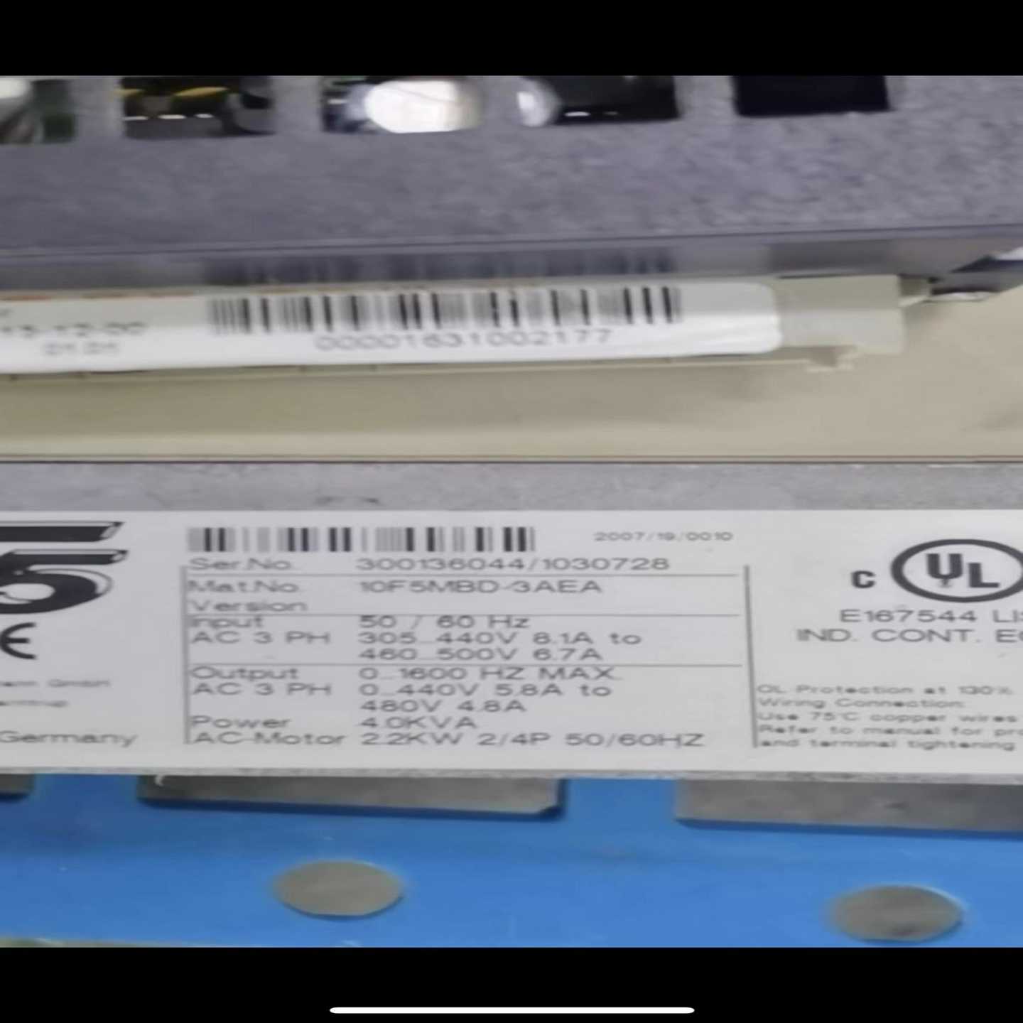 【议价】10F5MBD-3AEA科比伺服器适用