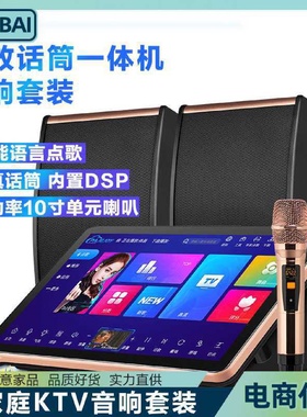 18.5寸便携式功放点歌一体机家庭音响套装点歌机唱歌机卡拉OK音箱