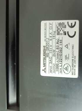 三菱伺服电机，型号HG-SR201J，2kW，3AC151--议价商品