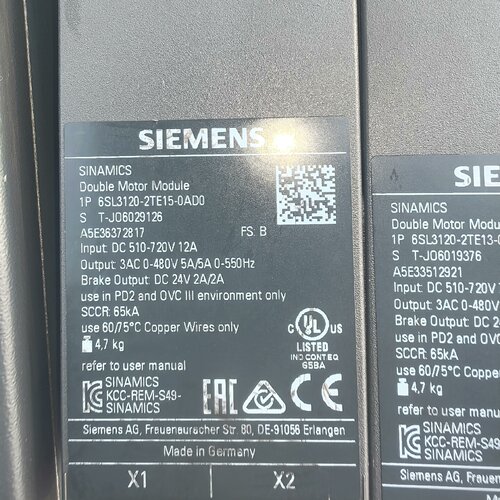 询价-驱动模块6SL31202TE150AD0