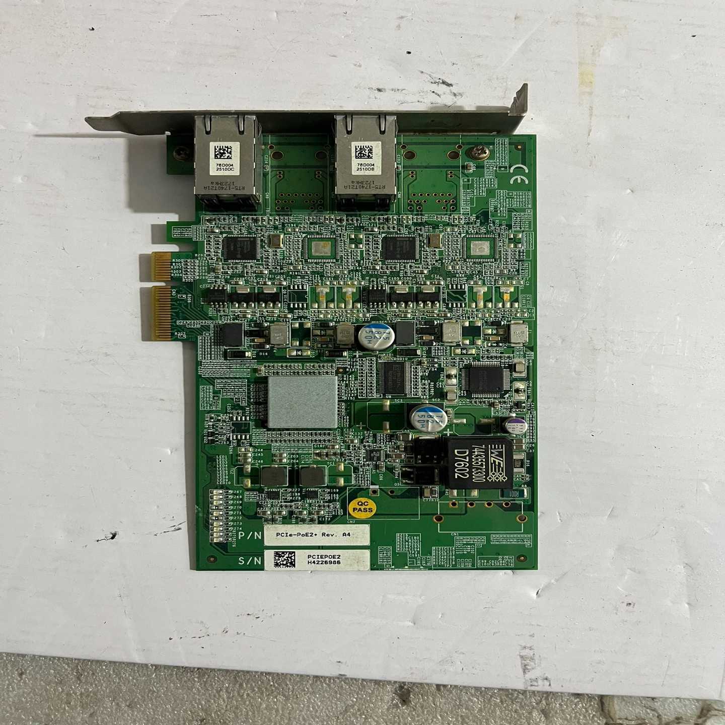 询价PCIe-PoE2Rev.A4采集卡，2口千兆视频采集