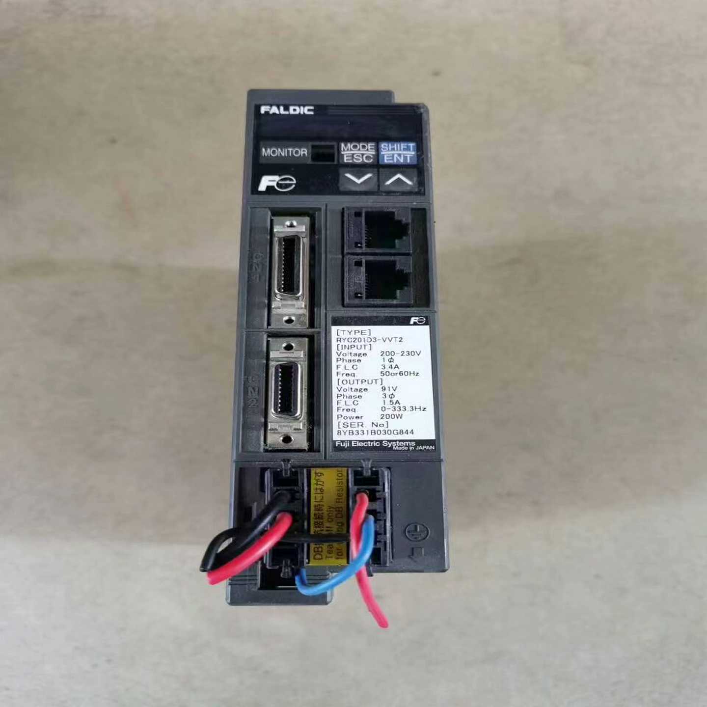 富士200w伺服驱动器，型号RYC201D3-VVT2，功能询价