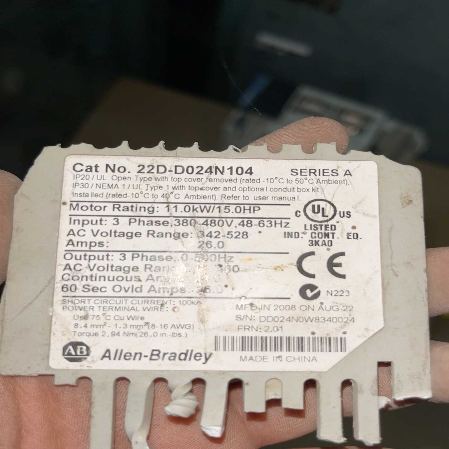 AB驱动2094-BC02-M02-S~询价