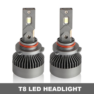 升级远近光 热销T8双铜管大功率led汽车大灯灯泡适用原车改装