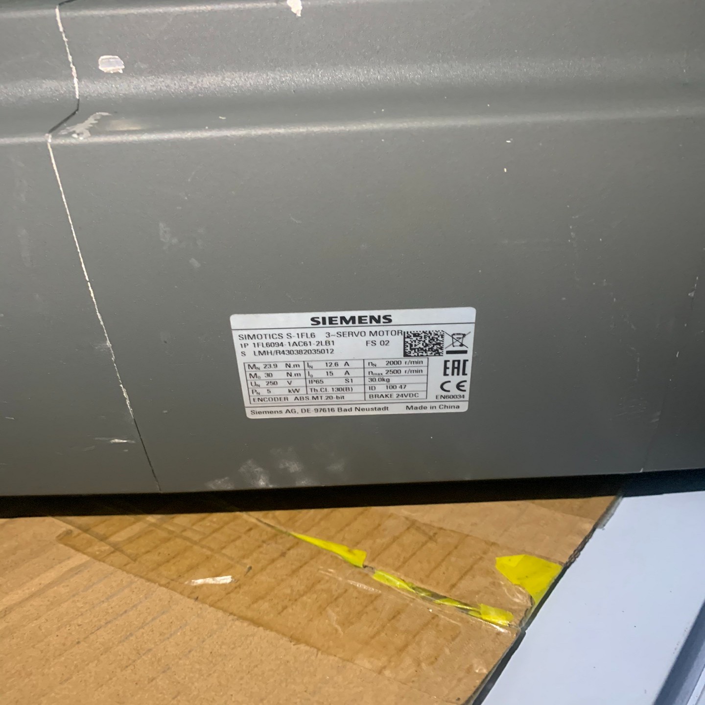 询价电机1FL6094-1AC61-2LB1，，实~可接维修