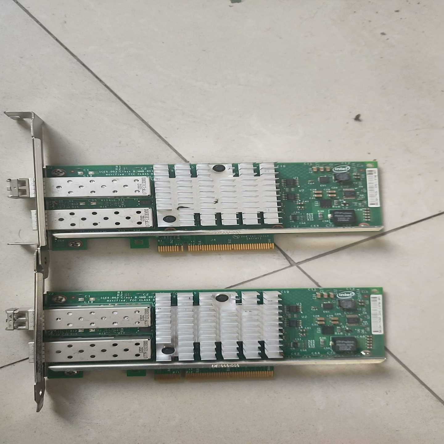 议价拆机0520双口万兆光纤网卡10现货/维修