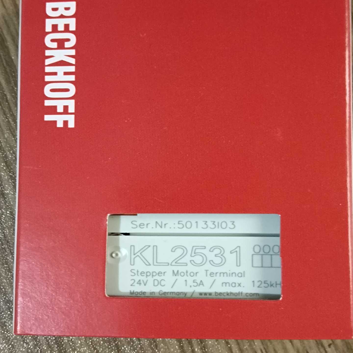 倍福模块KL2531原装正品链接实物拍摄需要的联系