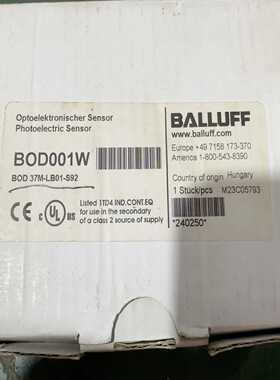 巴鲁夫BOD001W激光测距传感器BOD37M-LB01-适用