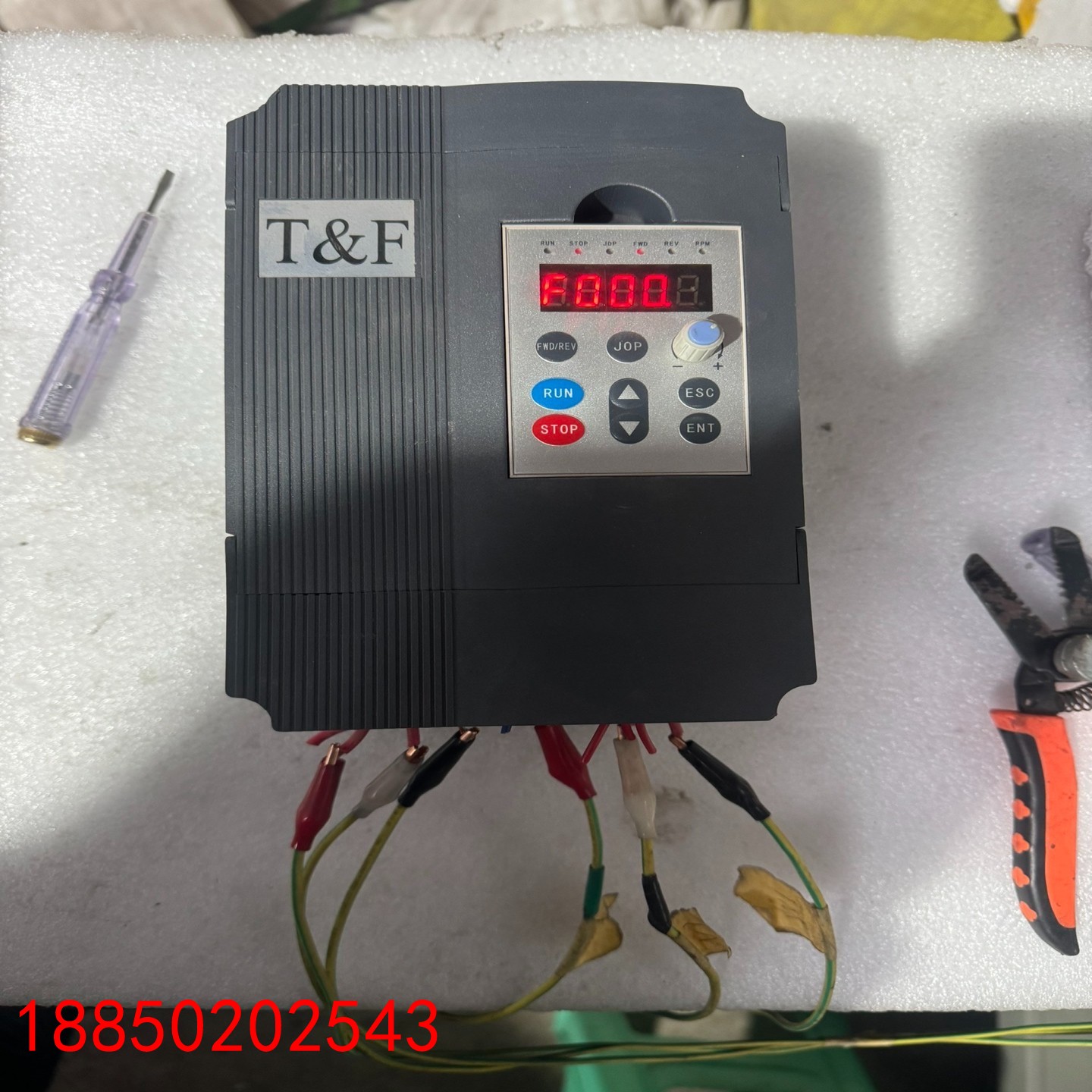 【请询价】TAF-MT41R5G2R2LB变频器380v   通电如