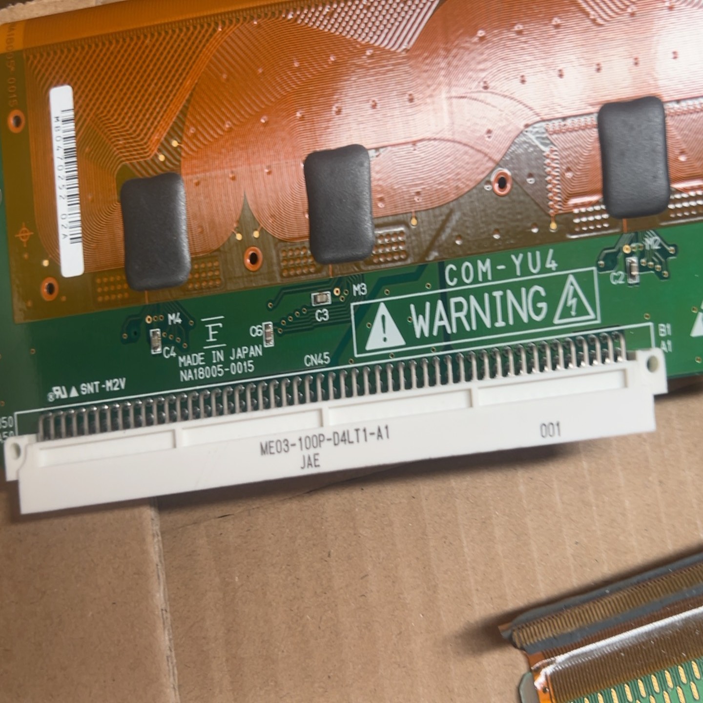 【请询价】日本原装COM-YU4主板接口板 ME03-100P-D4L