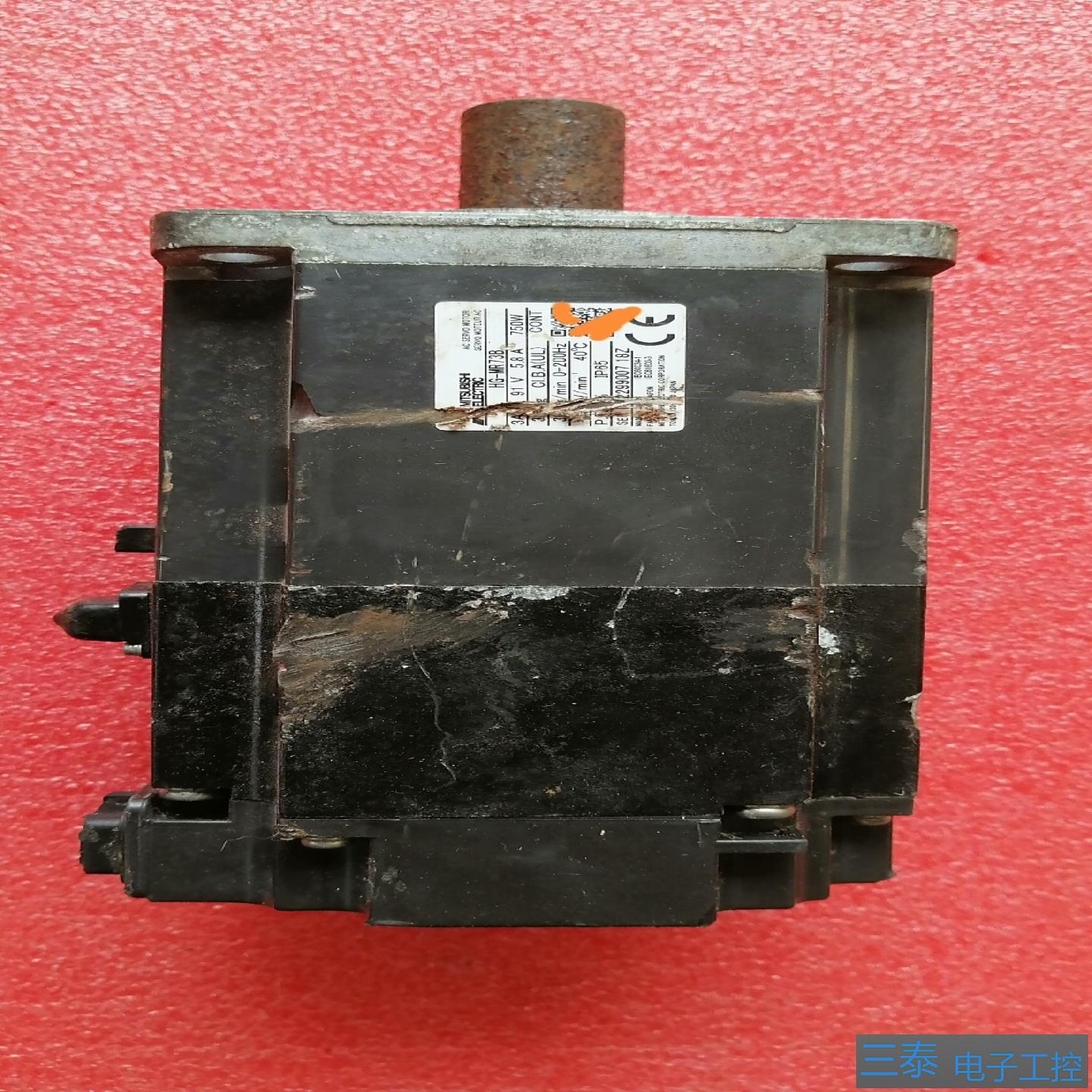三菱伺服电机HG-MR73B外观较差成色看图，议价