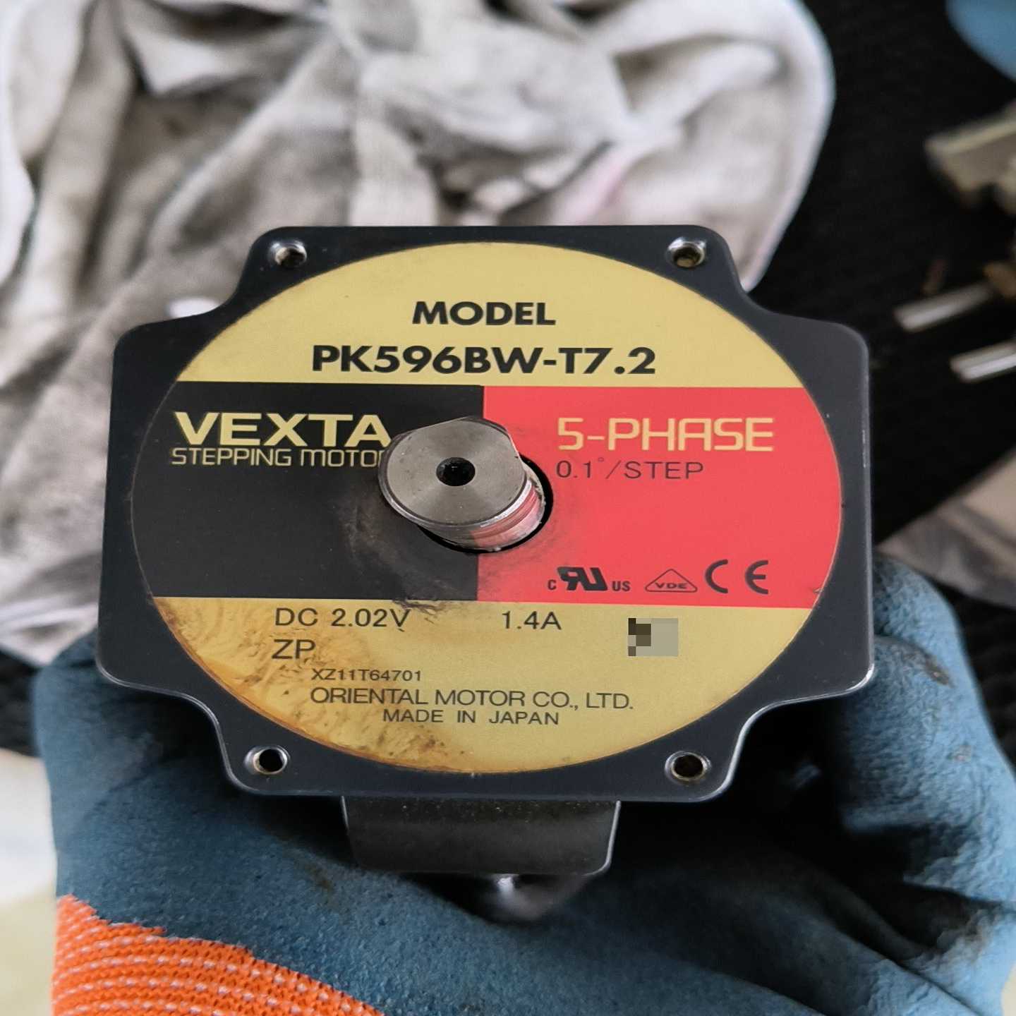 VEXTA东方步进电机PK596BW-T7.2，5相，0.1--议价商品