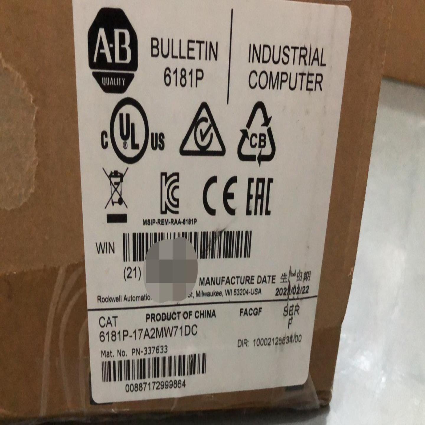 6181P-17A2MW71DC 工控机，~询价