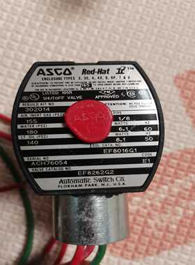 无包装ASCO电磁阀EF8262G2，共2PCS。型号是【询价】