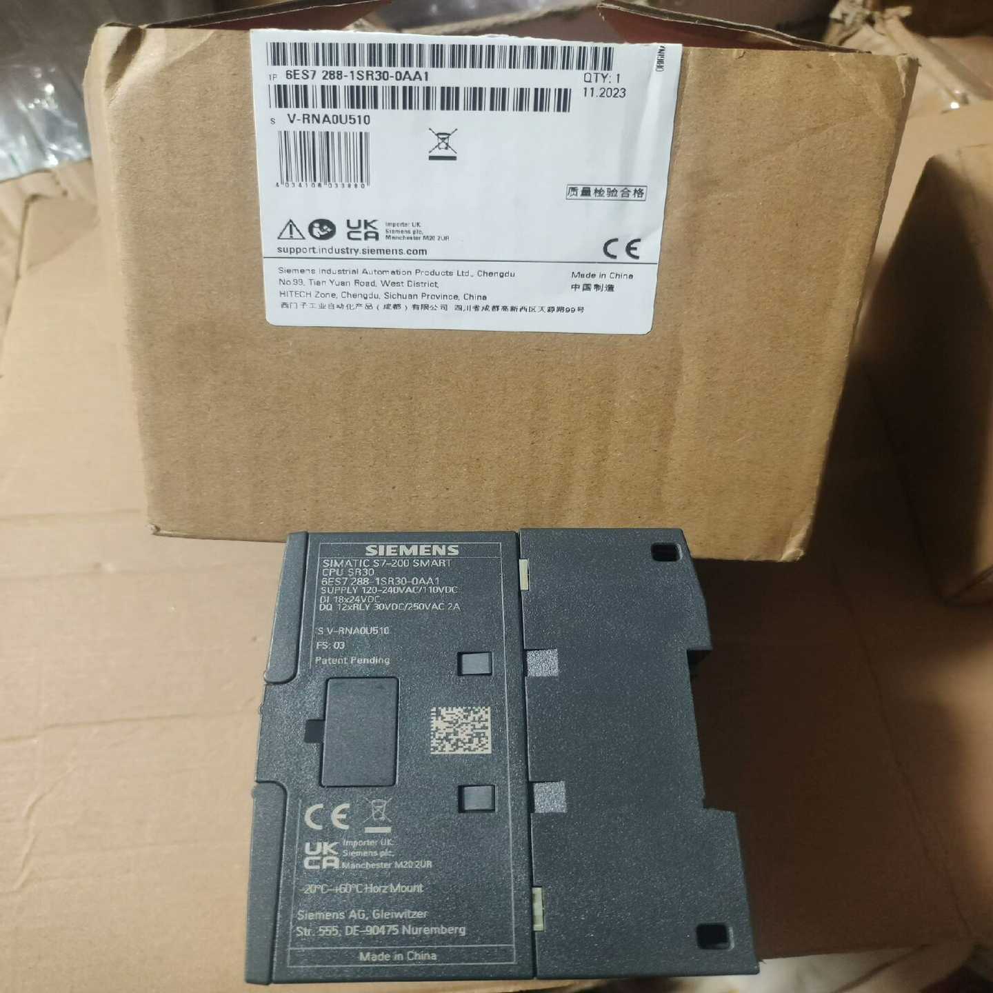 （议价）PLCS7-200SMART，型号CPUSR30