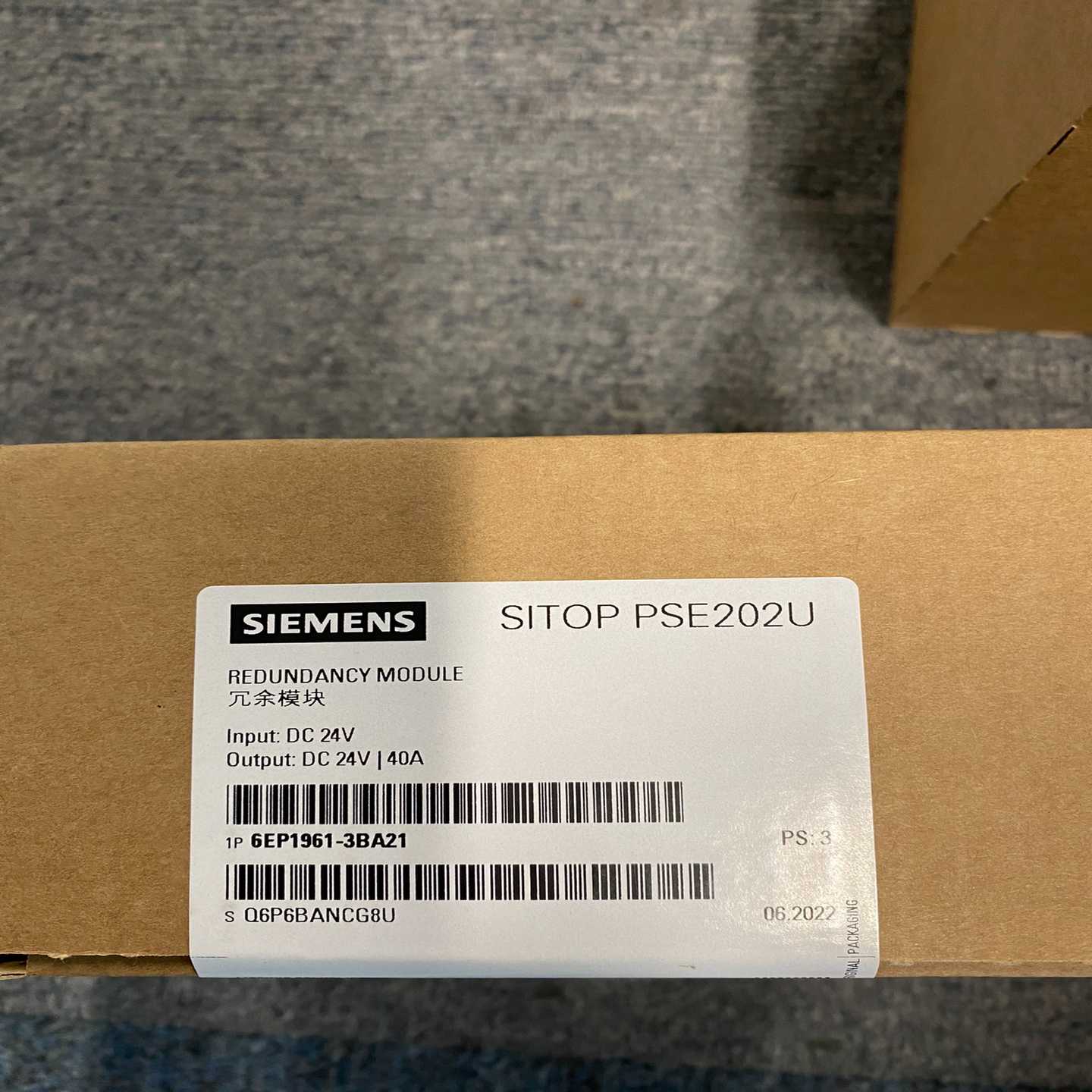 【议价】6EP1961-3BA21SITOP冗余模块40A适用