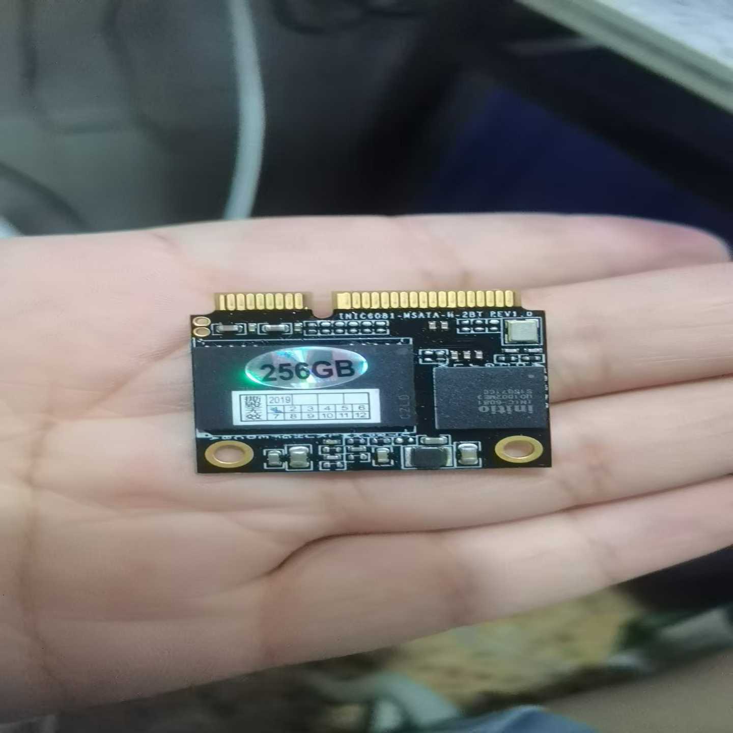 金胜维MSATA半高固态硬盘256G，SSD接口，实图实拍。--议价商品