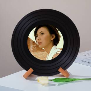 孙燕姿可定制黑胶唱片摆件生日礼物创意个性家居装饰摆件电视柜