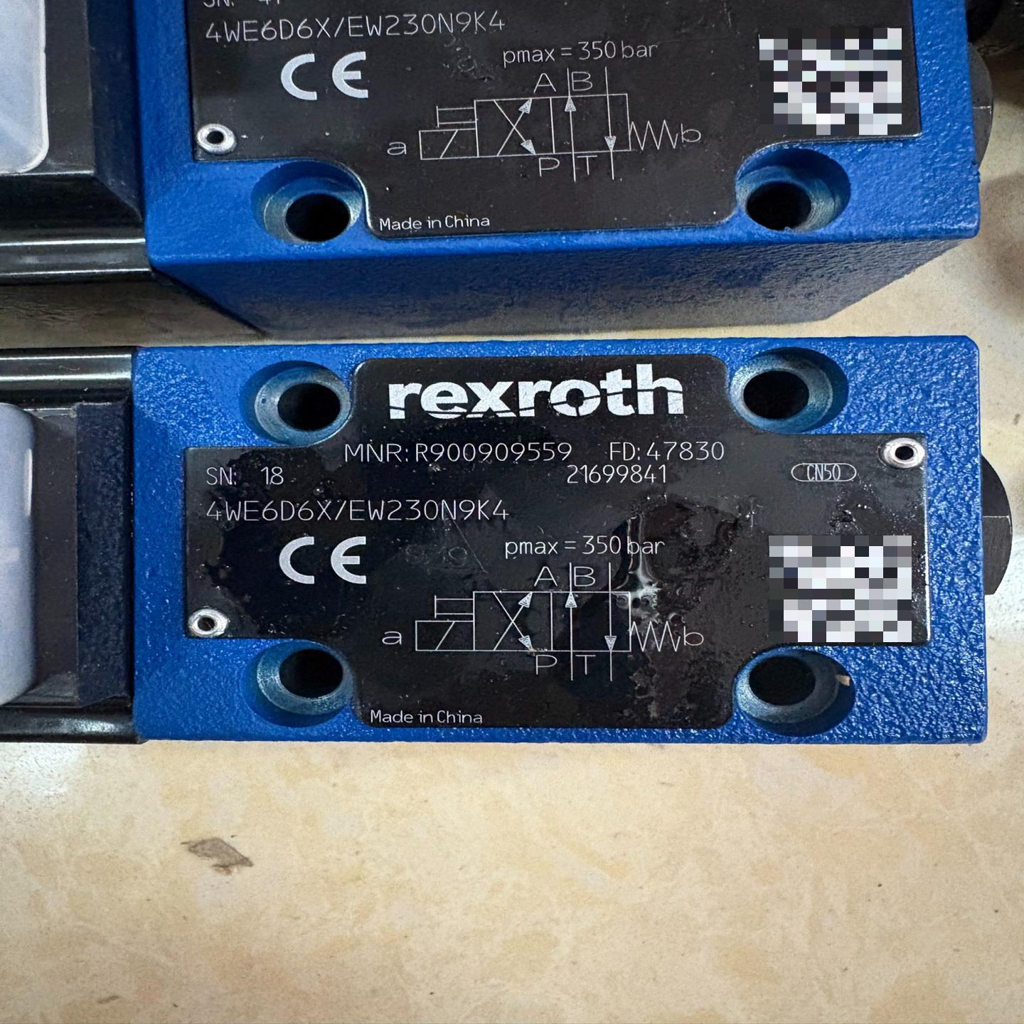 R900909559 4WE6D6X/EW230N9K4力士（佳毅工控）